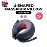 CINCOM U-Shaped Heatable Neck Massager Pillow - 360° Memory Foam Cervical Support, Cordless Rechargeable Portable, Soothing Heat & Kneading, Self Care Gadgets, Home Therapy, Gift That Heals, Headache Hacks, Mental Reset, Dorm Essential