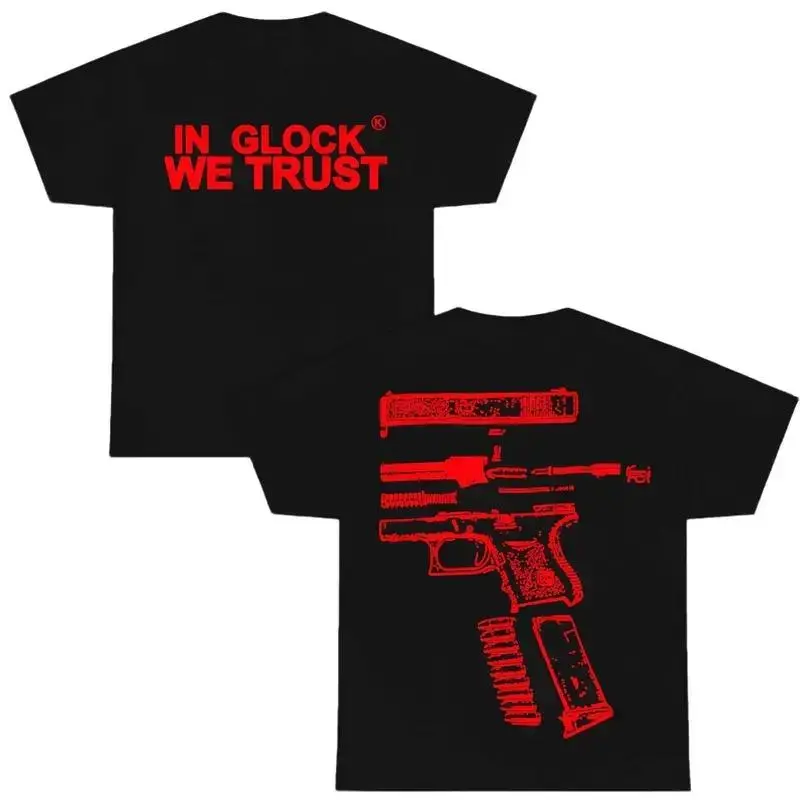 Unisex Christian Graphic T-Shirt with Double-Sided Print, Streetwear Style in Heavyweight 220g Breathable Cotton, Round Neck Shortsleeve Top