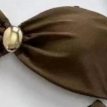 New Pure Color Shoulder Bikini Three-point Women's Swimsuit Holiday Vacation Style Fashionable Chinese Brand AE Stock