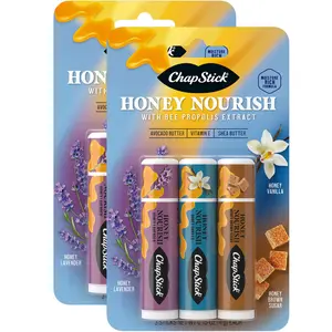ChapStick Nourish Flavor Variety Pack - 2 Sets of 3 Tubes (Lavender, Vanilla, Brown Sugar), .15 Oz Each, Beauty & Personal Care Skincare Stocking Stuffers