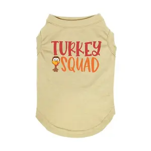 Turkey Squad Thanksgiving Dog Shirt