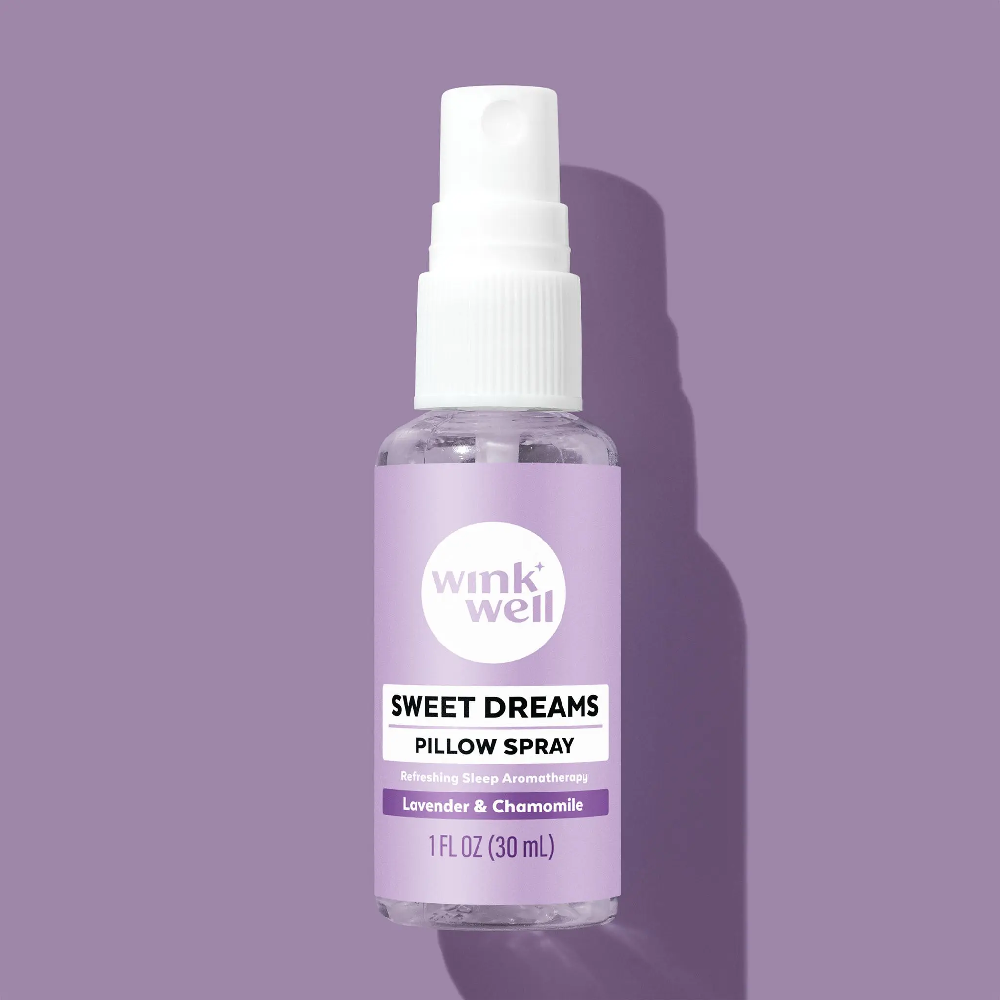 Wink Well Sweet Dreams Sleep Spray - Lavender & Chamomile Aromatherapy for Restful Nights & Natural Relaxation Aromatic Woody Healthcare