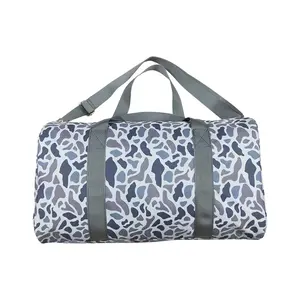 BA0262-Camouflage gray gym bag Sports Backpack