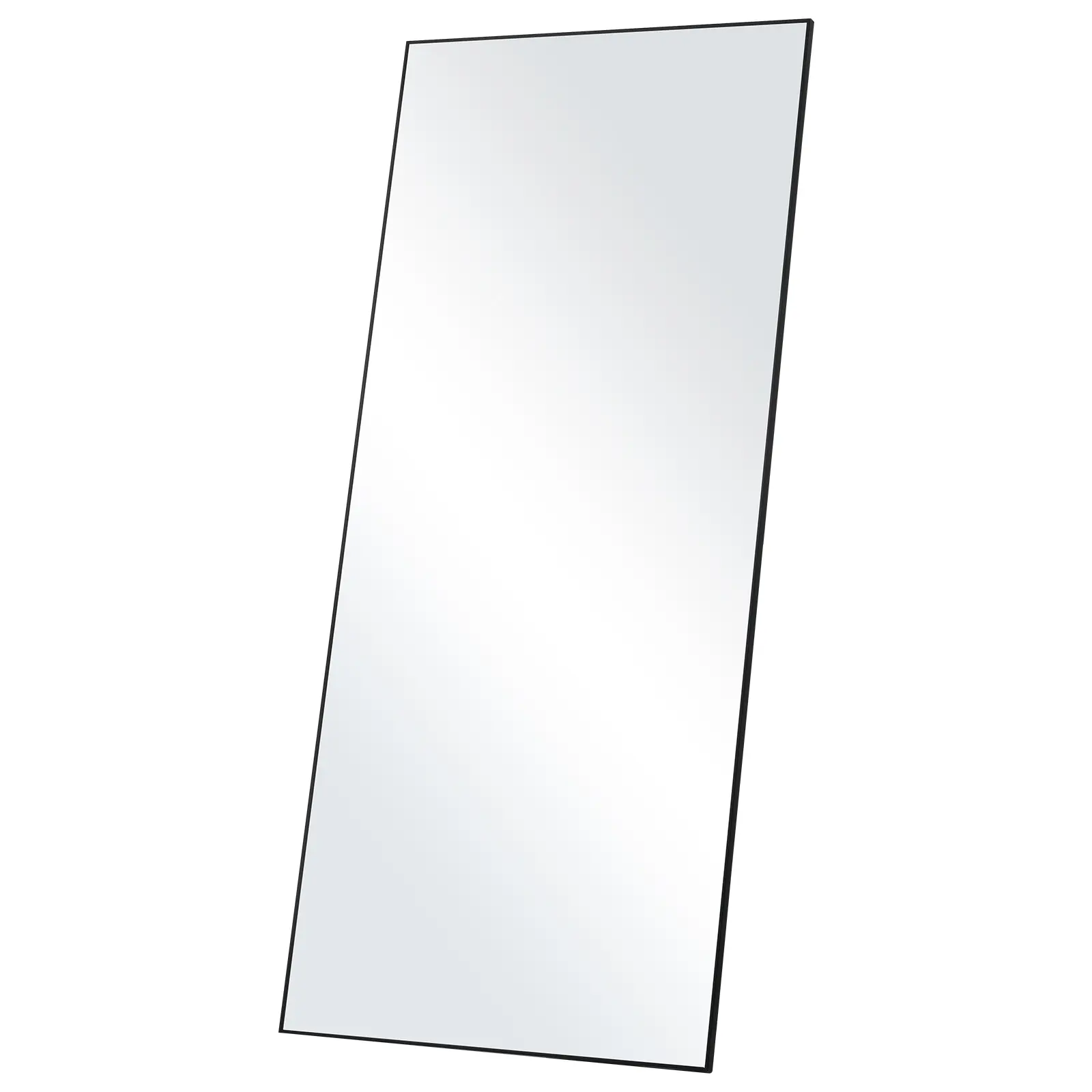 VEVOR Full Length Mirror,  71'' x 31'', Extra Large Standing Hanging or Leaning Rectangle Floor Mirror with Tempered Glass Aluminum Alloy Frame, Full Body Dressing Mirror for Living Room Bedroom, Black Decor Wall