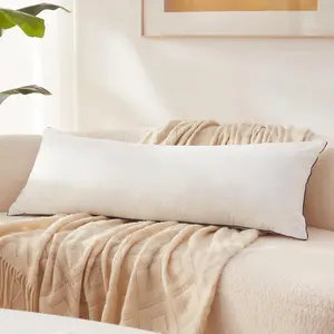 14 x 36 Inch White Memory Foam Throw Pillow Insert Premium Lumbar Pillow for Decorative Throw Pillows Living Room Couch Sofa