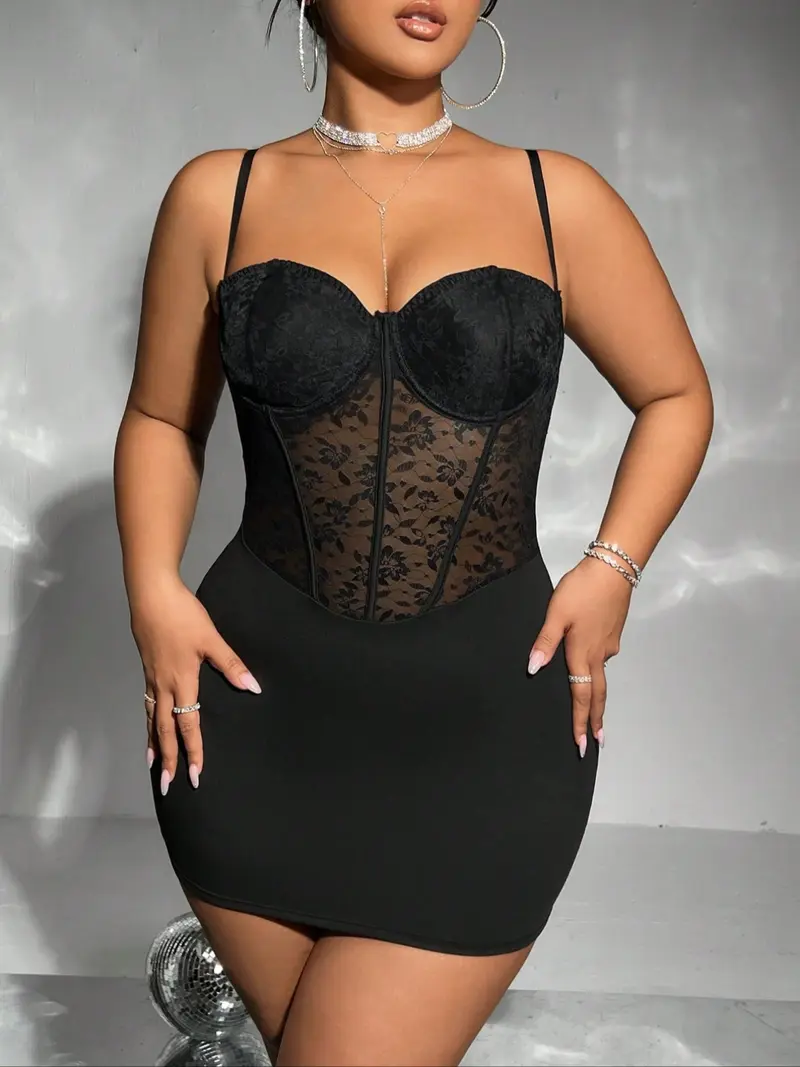 plus size sexy club dresses Ellen Plus Size Sexy Cutout Party Dress Hello Curve