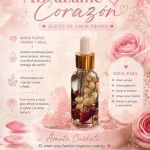 Abrazame corazón Oil Aromatherapy spell oil Magic