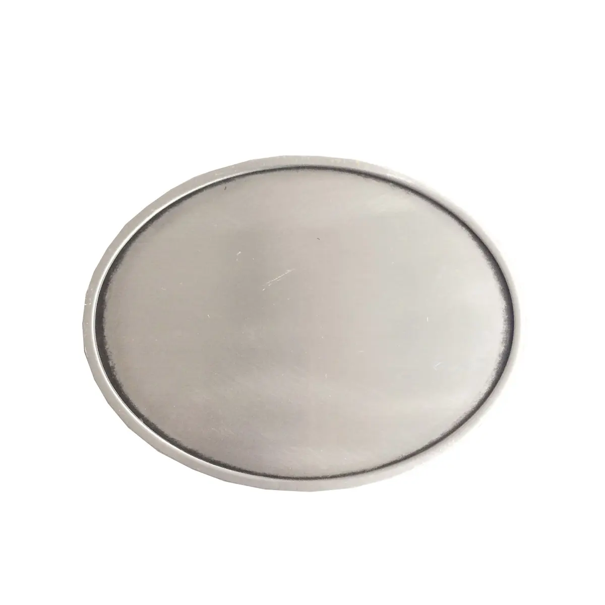 Vintage Style Oval Custom Blank Belt Buckle for Engraving, Personalized Men's Fashion Clothes Accessory