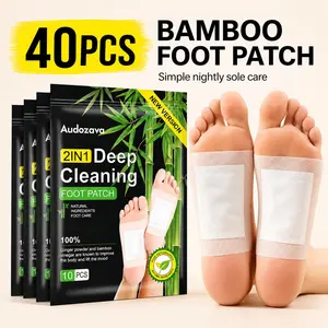 Natural Ginger Detox Foot Pads, Foot Detox Patches for Toxin Removal, Stress Relief & Better Sleep, Deep Cleansing Foot Pads with Bamboo Vinegar & Ginger for Foot Care Alternative Therapeutic Wellness mothersdaygift Summer Vibes