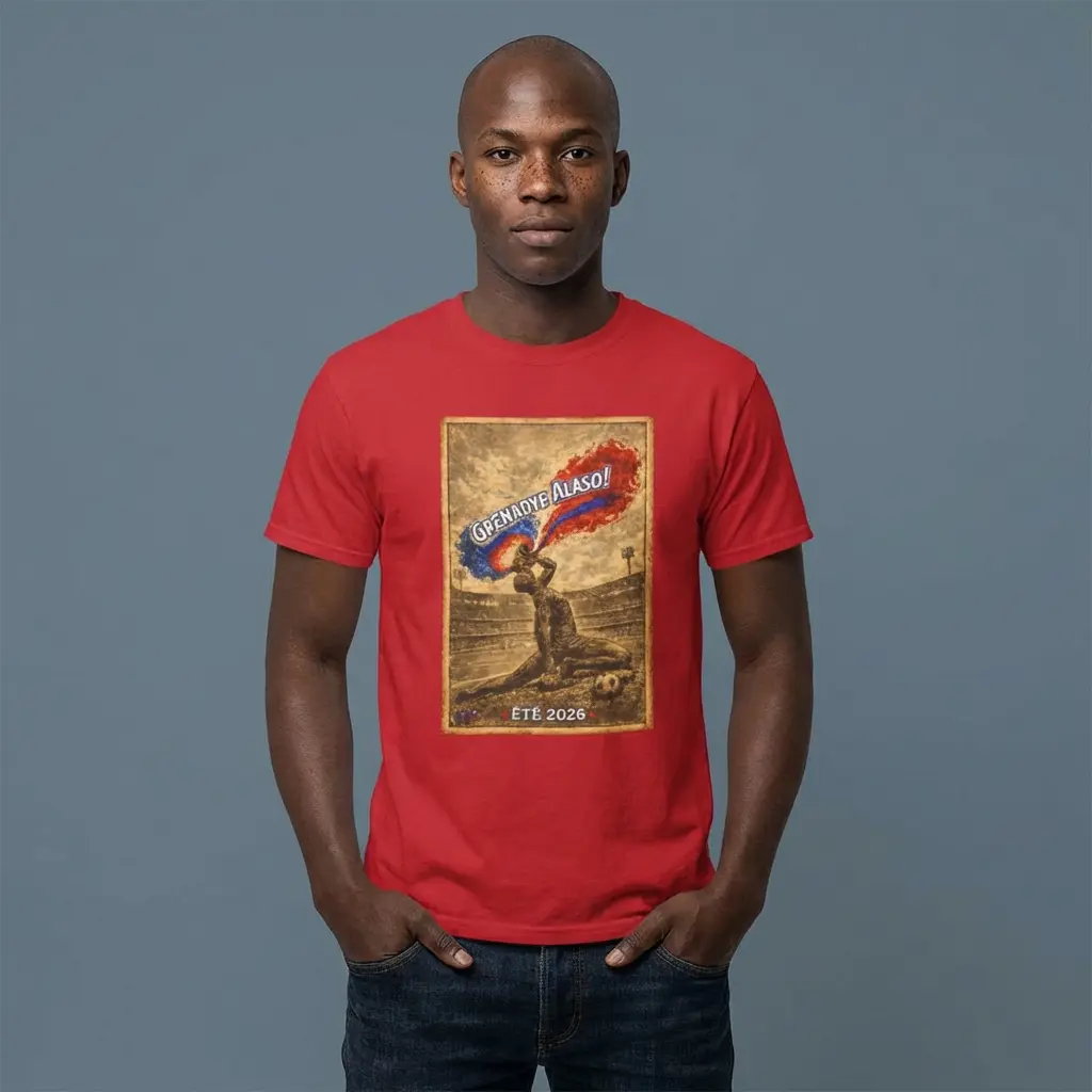 Haiti Grenadye Alaso Men's T-Shirt Ete 2026