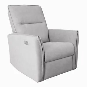 Ashland Grey Suede Recliner Chair