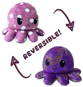Stress Relief Plush Toy - Adorable Face-Changing Octopus for Emotional Comfort kawaii stuffed animal cute stuff