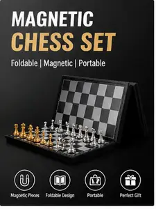 Magnetic Chess  Portable, Foldable Board Game