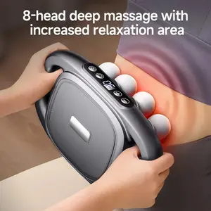 High Frequency Vibration  Fascia Gun 16-8 Head Body Massage Gun Back Waist Massager Massager Neck Shoulder Massager Masajeador