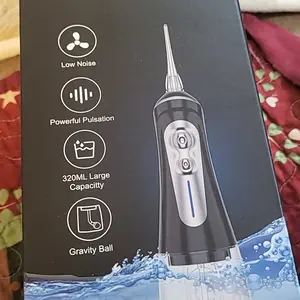 Water Dental Flosser Cordless for Teeth Pick Cleaning - Powerful Oral Irrigator with 6 Adjustable Modes,320ML Portable & Rechargeable IPX7 Waterproof Cleaner Picks A good helper for private teeth cleaning