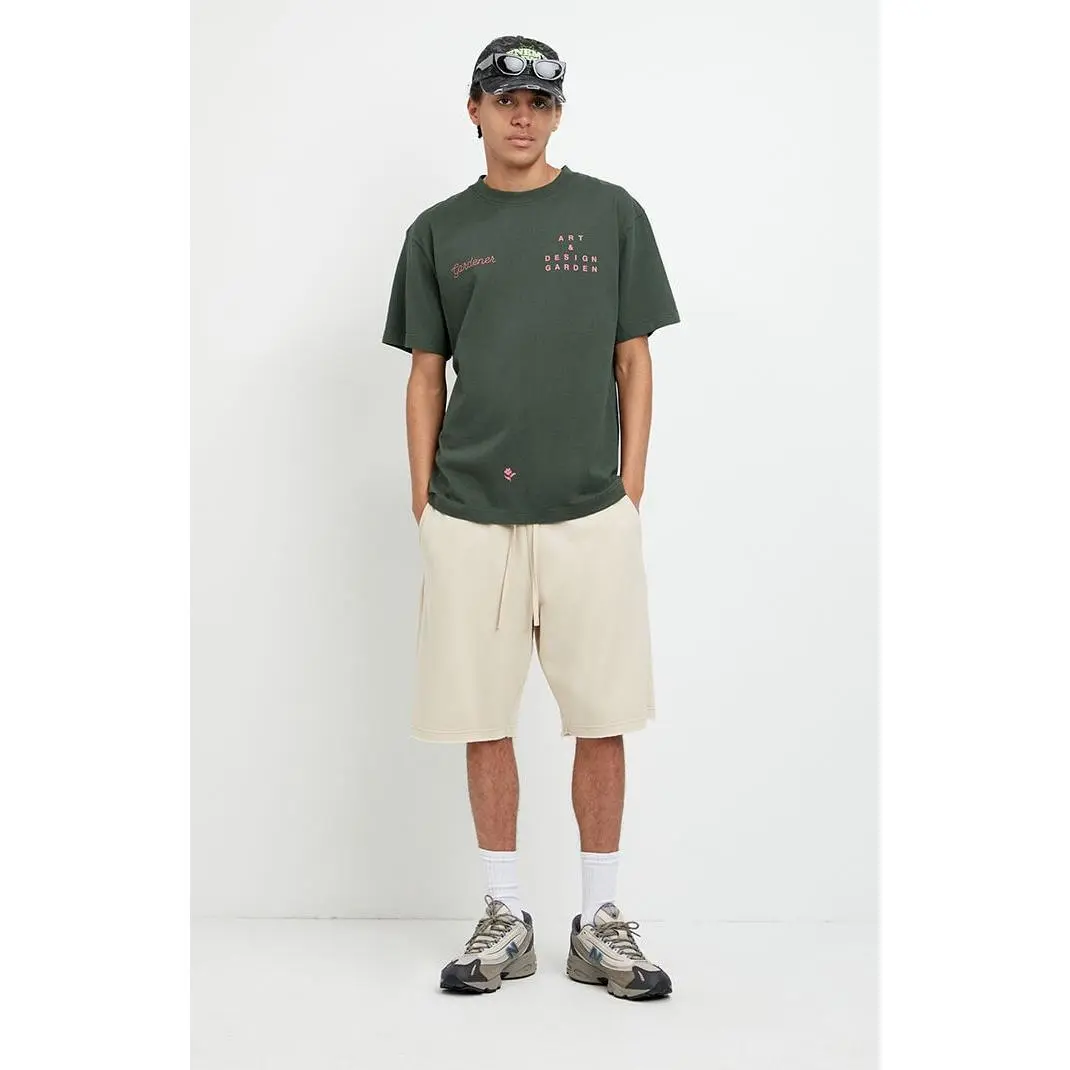 Pacsun Men's Tan Fleece Volley Sweat Shorts