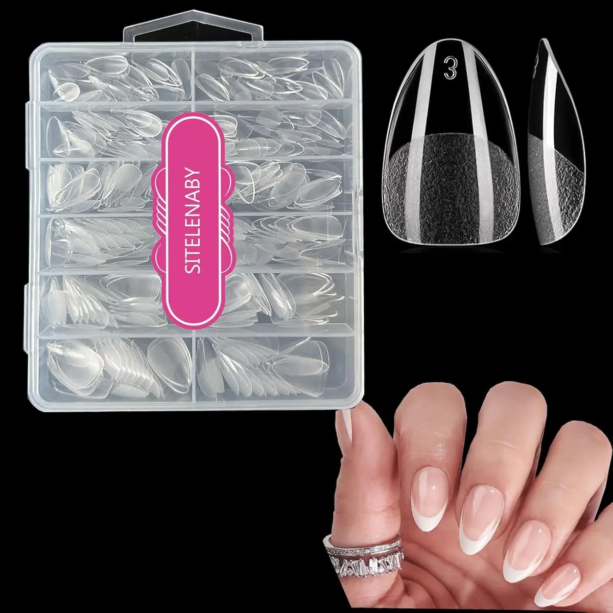 Extra short full almond 300pcs