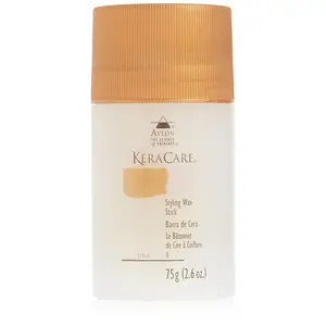 KeraCare Hair Wax Stick - 2.6 ounce - Castor Seed Oil - for Flyaways and Frizz - For All Hair Types - Slicked Back looks, Spikes, Braids, Twists, Tames Flyaways and Frizz, Wigs