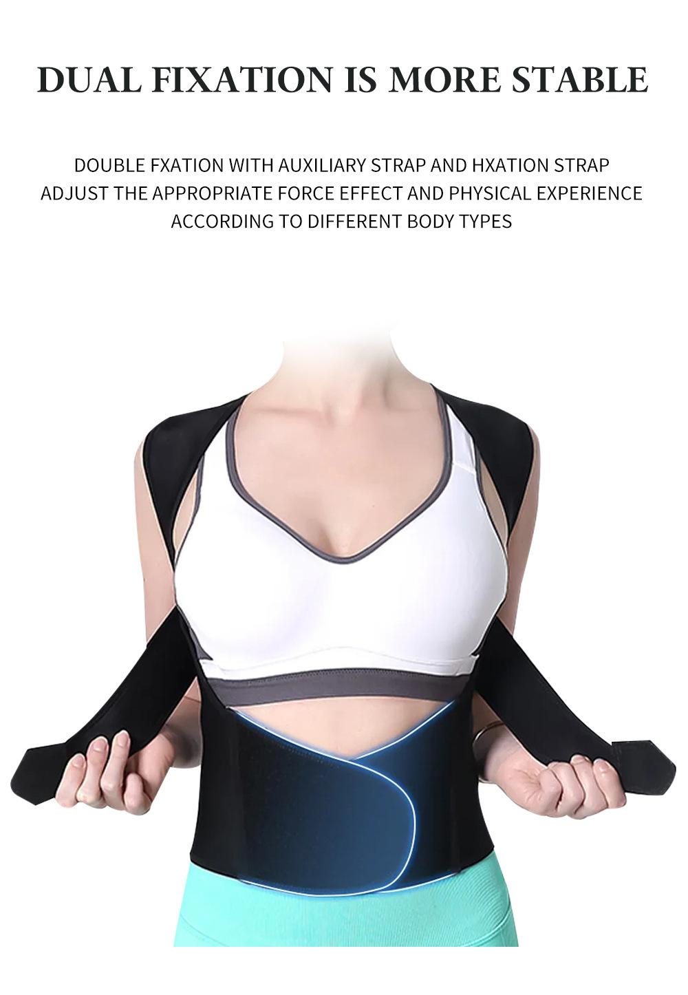 Unisex Waist & Back Support, Daily Posture Wear, Smooth Body Contour, No-Roll Comfort Style