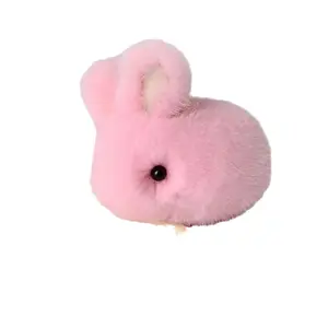 Hand Warmer Bunny Pendant Plush Mini Jade Hare Bag Keychain Ornaments Rabbit doll keychain