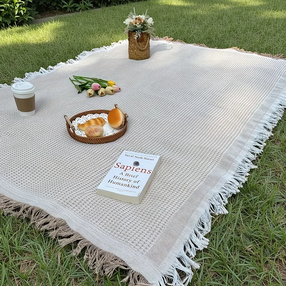 Outdoor blanket, portable, thick, picnic blanket, Picnic essentials, picnic mat, sofa cover, camping blanket, beach towel, patio/garden/tent mat, warm blanket, Outdoor decorations, suitable for photography, leisure blankets
