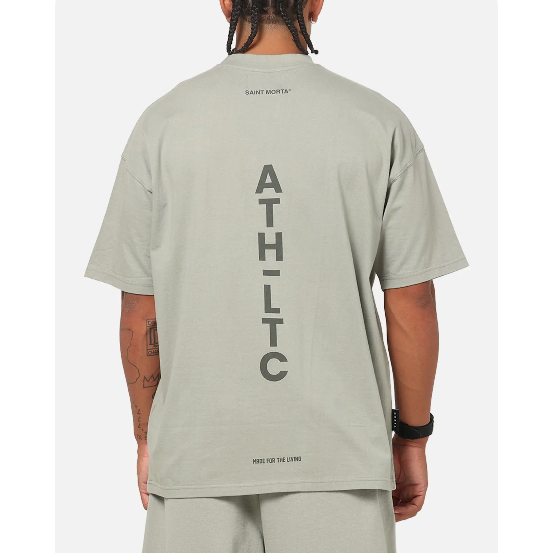 Saint Morta Athltc R3 Boxy T-Shirt Pigment Washed