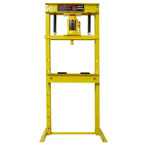 Hdmw 20 Ton Bottle Jack Shop Press, Bend, Straighten, or Press Parts, Install Bearings, U-Joints, Bushings, Ball Joints, and Pulleys,yellow