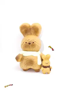 MHM Squishy Series scarf rabbit stress-relief toy, made from viscous, moist, soft, and slow materials.
