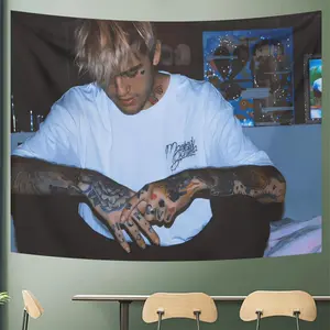 Tattoo Art Pattern Tapestry, Aesthetic Wall Hanging Decor, Wall Hanging Decor for Home Living Room Bedroom Office