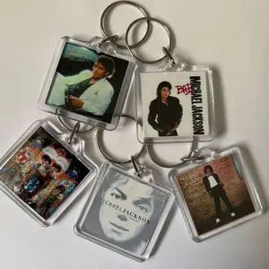 Michael Jackson Album Keychains