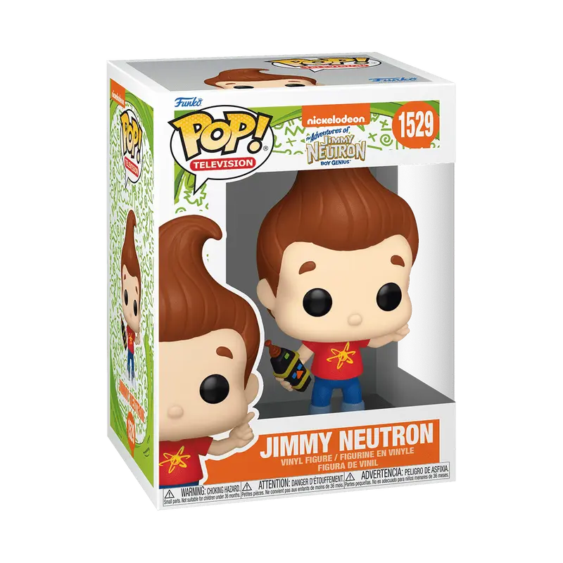 Funko Pop! Nickelodeon - Jimmy Neutron #1529  Collectible Pop Vinyl Figure