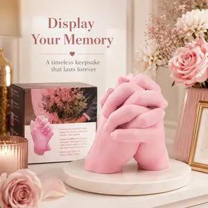 DIY Hand Casting Kit - Sculpting & Moulding DIY Supply, Couples Keepsake, Father’s Day Gift for Dad