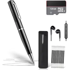 128GB Digital Voice Recorder with Playback for Meetings & Follow-Up, 20H Continuous Recording, MP3 Audio Recorder for Professionals, USB-C Transfer, Windows/ Compatible