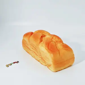 MHM Squishy Collection Braided Brioche Bread Scented Stress Relief Toy with Sticky Wet Soft Slow Bouncing Treats for Tactile Fun
