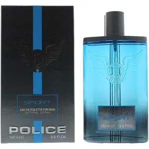 Police Men's Sport-Inspired EDT Fragrance - Alcohol-Based, Mild, Bottle, Masculine, Perfume-Inspired Men's Scent, 3.4 fl oz, New-in-Box Single Item, Alcohol-Based Men's Fragrance, Mild Men's Fragrance