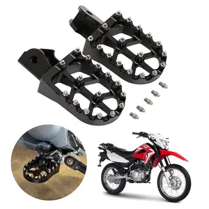 Dirt Bike Foot Pegs Footpegs Foot Pedals Rests CNC for Honda CRF250F 2019-2024 XR150L 2015-2024 CRF150F 2003-2019 CRF230F 2003-2019 Sur Ron S X Hawk 250 Dirt Pit Bike Footrest Motorcycle