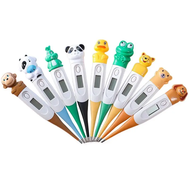 2-Pack Cartoon Baby Thermometer, LCD Temperature Display Healthcare Device - Bathroom Home Temperature Assistant (Sports & Outdoor Leisure Indoor Recreation Equipment), Babies, Digital Display, Two Pack