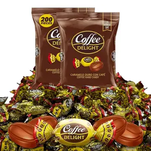Coffee Delight Hard Candy – 2 Packs Approx 200 Pieces Authentic Colombian Coffee Treats for Sharing with Friends, Family & Coworkers
