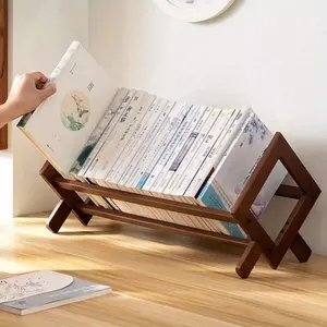 Compact Desktop Bookshelf Organizer, Ideal for Books & Magazines, Perfect for Desk, Office, Living Room, Space-Saving Design, Book Stand