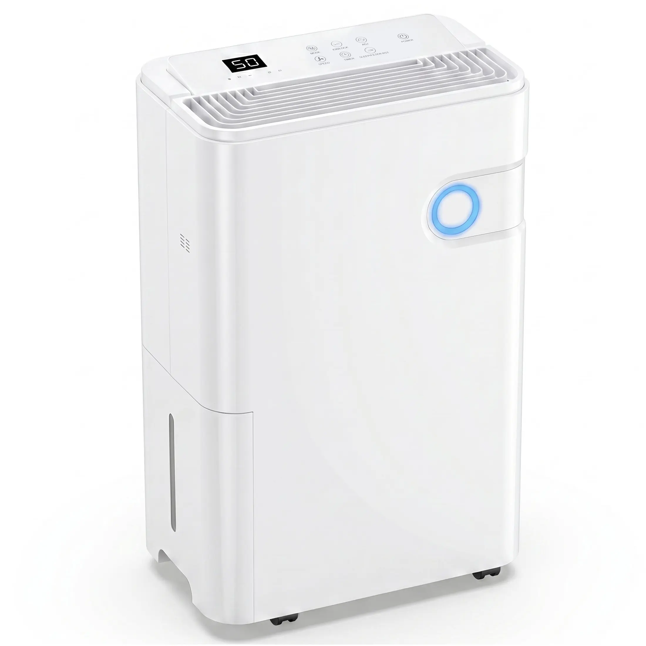 Home Dehumidifier - 80 Pints/Day Energy Star Certified with Intelligent Humidity Display, Covers up to 431 Sq. Ft, Auto-Defrost & Dual Drain Options, Quiet ≤42dB Operation (2L/4.5L/5L Water Tank)