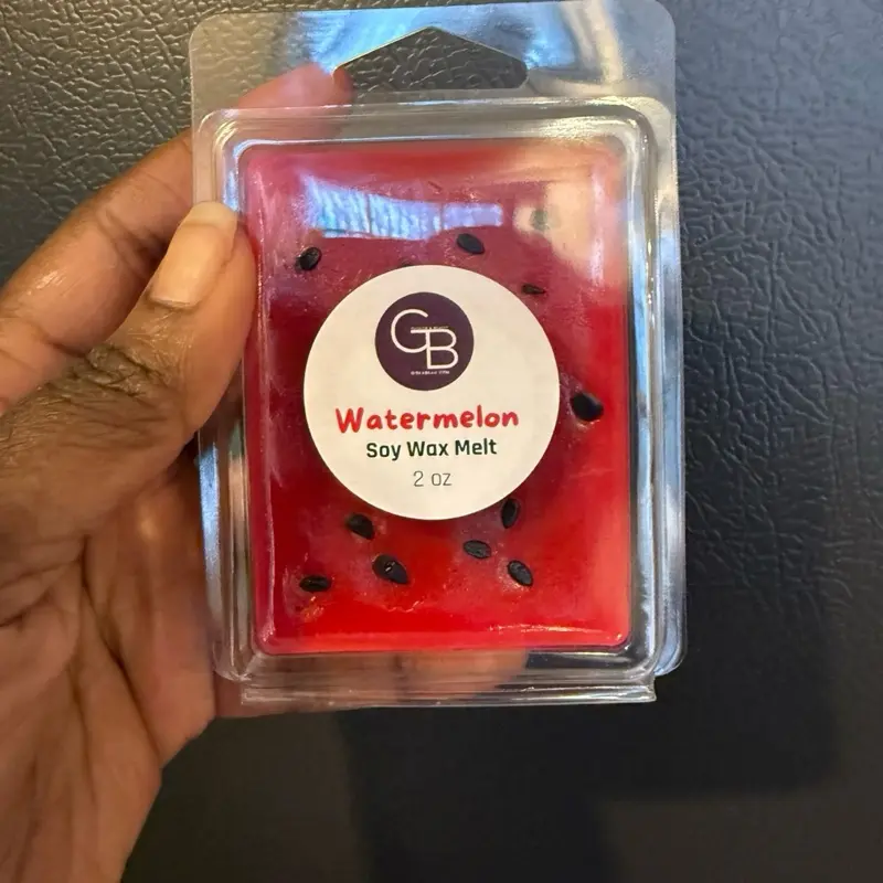 Watermelon Soy Wax Melt 2 oz - Perfect for Home Fragrance and Aromatherapy