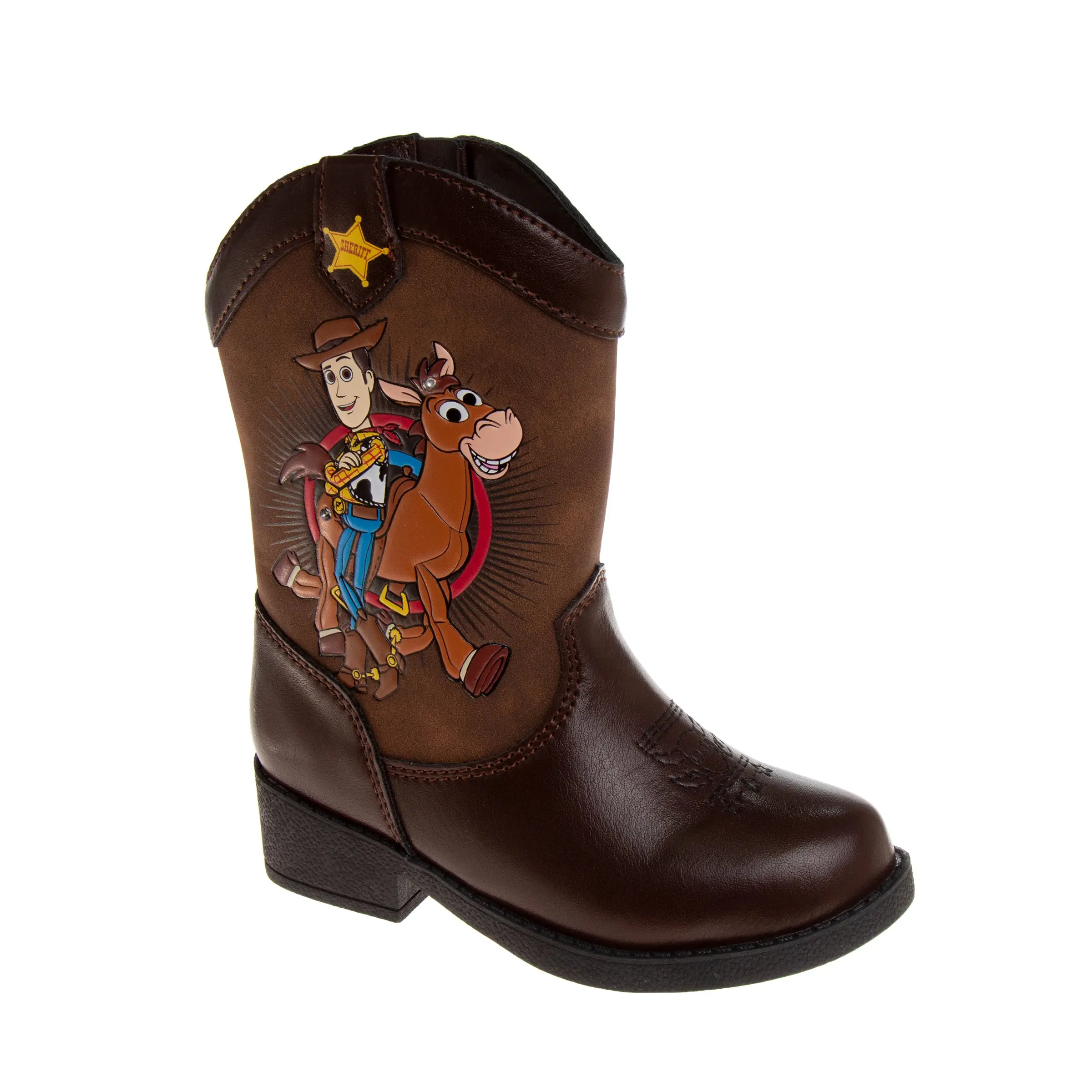 JOSMO KIDS Boys' Toy Story Cowboy Boots, Slip-On Style for Toddlers with Comfortable Padding and Durable Sole, Toys For Boys