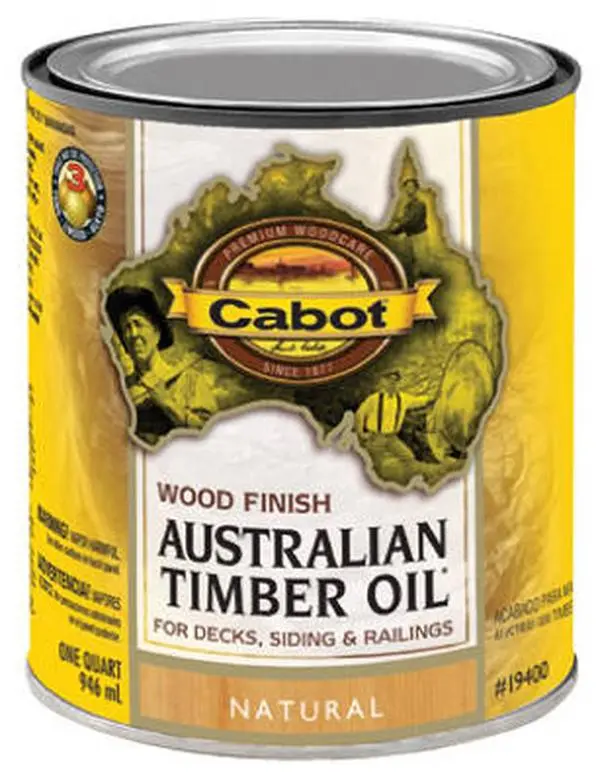 212 MAIN Cabot Samuel 19400-05 QT Australian Timber Oil Wood Finish, Exterior Wood Protection Solution with Deep Penetration