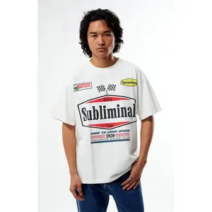 Pacsun Men's Subliminal Racing Oversized T-Shirt