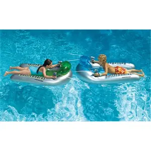 Swimline 53x28 in. Vinyl Pool Battleboards Squirter 2-Piece Kit - Built-In Blaster, Easy Inflate, Splash Screens, Two-Piece Kit