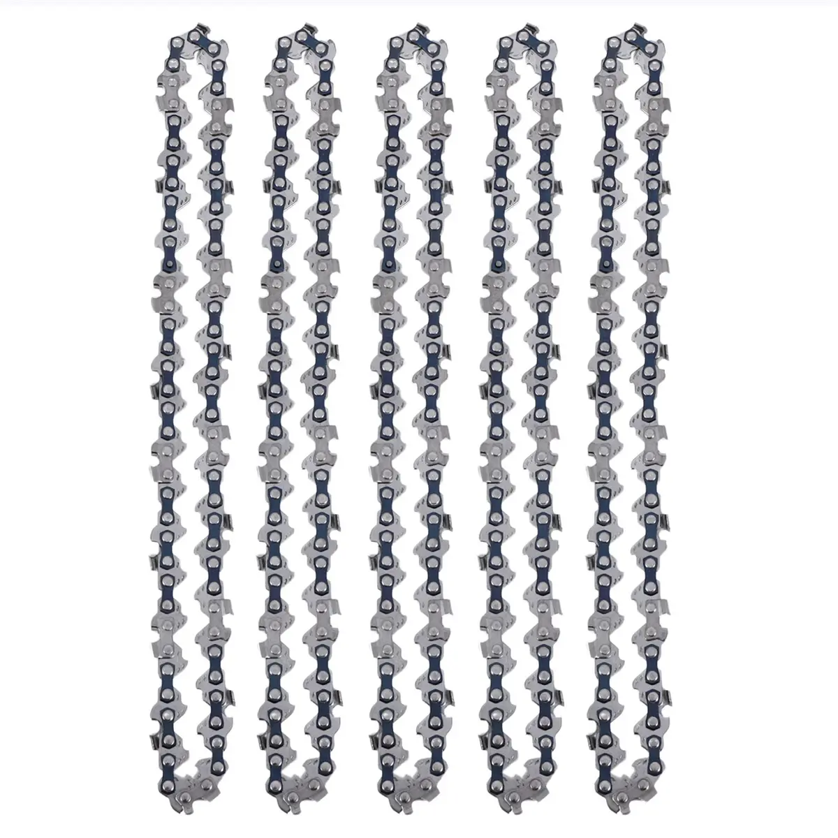 5Pcs Mini Chainsaw Chain for 6 Inch Chainsaw Chain Guide Saw Chain Replacement Portable Saw Chain