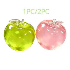 Apple Soft Toy Set, Round Stress Relief Kit, Adult & Kids Sensory Toy, Anti-Anxiety Calming Toy Pack, Birthday Party Gift, Slow Rise Mochi Toy