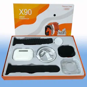 2026 Smart watch Kit with Bluetooth Headphones, Type-C Cable & Audio Support