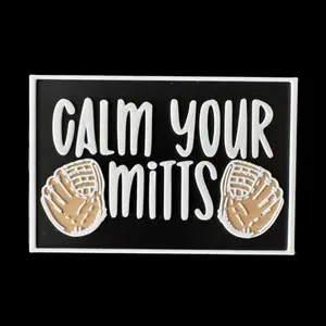 Baseball Mom Accessories | Velcro Patch 2x3 | Hook and Loop Bag Patch | Tote Patch | Compatible with YETI