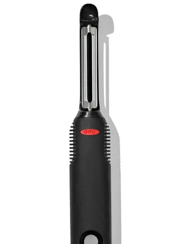Softworks Swivel Peeler, Black for Easy Kitchen Prep - Kitchen Utensil Stainless Steel